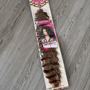 Deep Twist Crochet Hair - Brown
